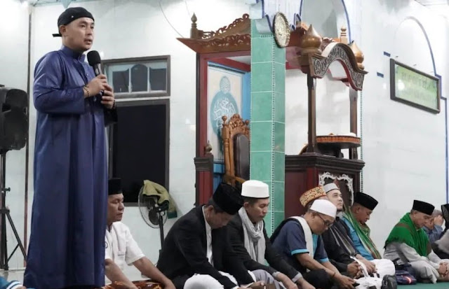 Wakil Bupati Kapuas Hulu Hadiri Safari Ramadhan di Masjid Al-Mukmin Jongkong