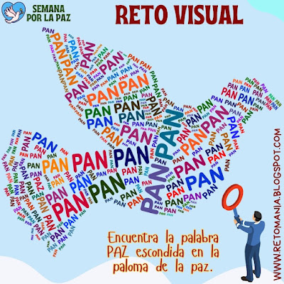 Retos matemáticos, Problemas matemáticos, Desafíos matemáticos, Semana por la Paz, Paz, Mates y Paz, Día de la Paz, Acertijos, Acertijo visual, Reto visual, El Intruso