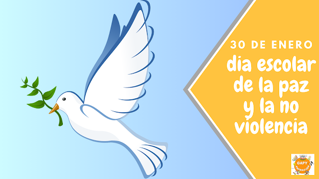 actividades para el dia de la paz, dia de la paz y la no violencia, dia de la paz en España, 30 de enero dia escolar de la paz