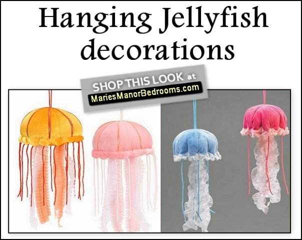 hanging Jellyfish decorations  Jellyfish mobile jellyfish chandelier night light Jellyfish LED lantern