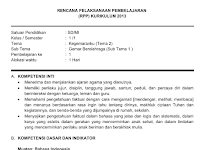 RPP Kelas 1 Tema 2 Kegemaranku Subtema 1 2 3 4 Kurikulum 2013 Revisi 2018 