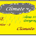 Climate Class 10 ICSE Geography Chapter 3 questions