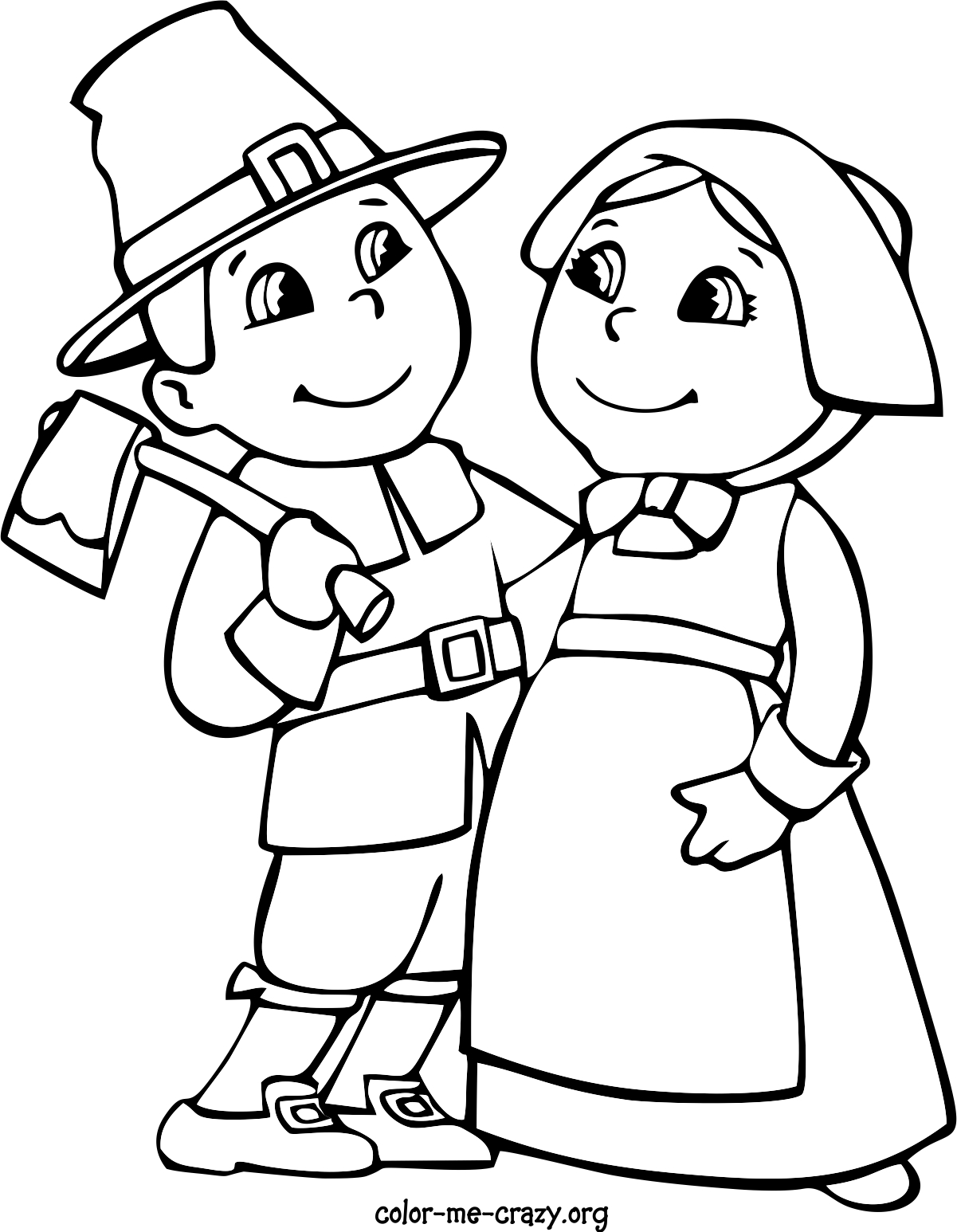 ColorMeCrazy.org: Thanksgiving Coloring Pages