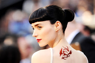 Rooney Mara Back Dragon Tattoo HD Wallpaper