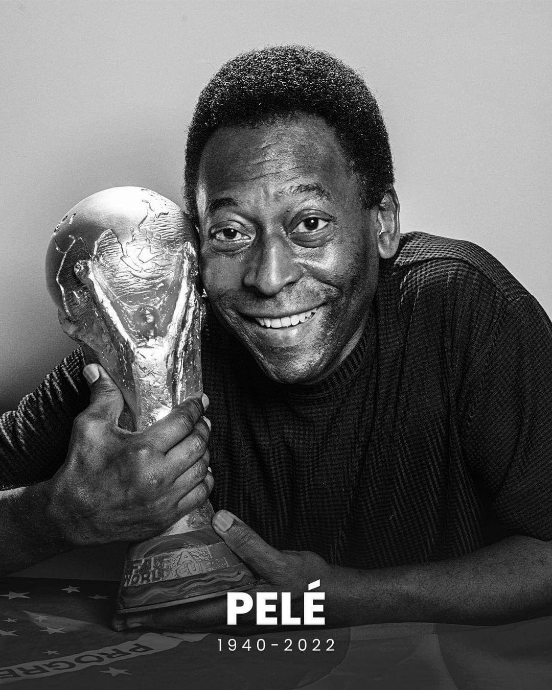 NGÀY BUỒN CỦA BÓNG ĐÁ THẾ GIỚI  Vua bóng đá Pele qua đời ở tuổi 82 