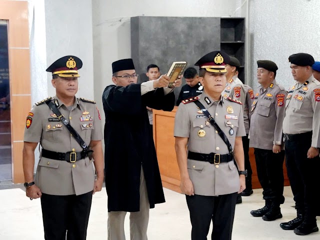 Kapolda Banten Pimpin Serah Terima Jabatan Dirpamobvit Polda Banten