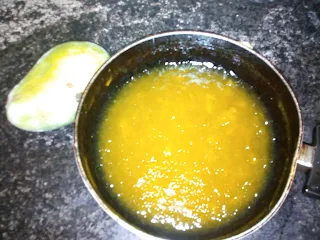 Homemade Ripe Mango Jam Recipe, Mango Purse, Mango Puree