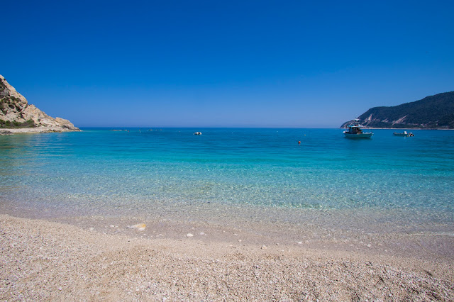 Spiaggia e mare di Agios Nikitas-Lefkada