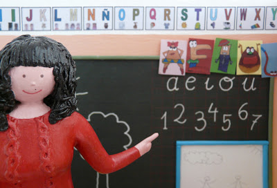 Maqueta personalizada profesora de infantil