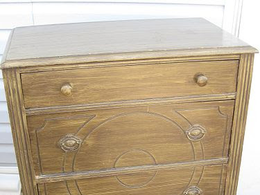 Antique Dresser Goes Blue