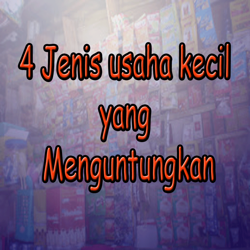 4 Jenis Usaha dengan Modal Kecil yang Menguntungkan  Peluang Bisnis Online Untuk Pemula Gaptek