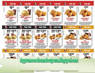 Free Printable Kfc Coupons