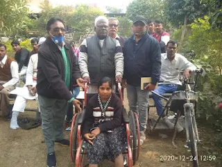 तरुण चेतना द्वारा दिव्यागों को ट्राई साइकिल का वितरण: | #NayaSaberaNetwork