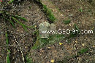 5.11 tactical multicam flag bearer cap on the ruins of the Polish border post in Basmany