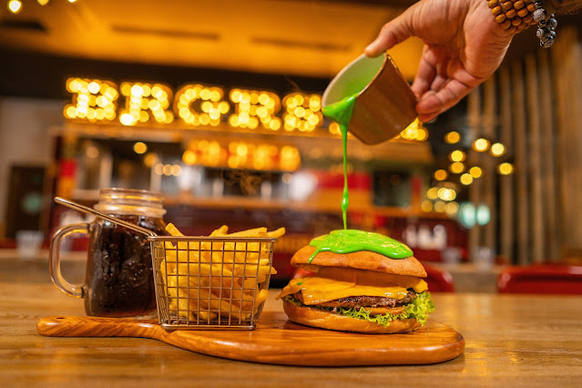 Double Slime-Drenched Burger