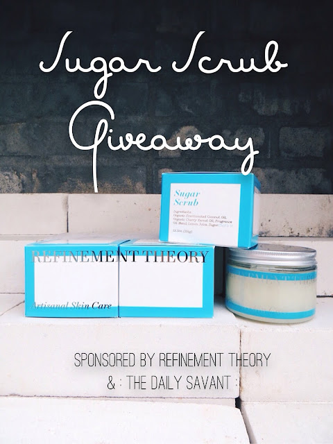 Refinement Theory, giveaway, freebie friday, greebie, giveaway, free stuff, contest, sweepstakes, organic, sugar scrub