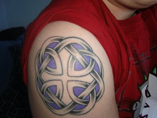 Celtic knotwork arm tattoo, photos and image