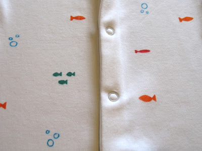 fish baby sleep suit