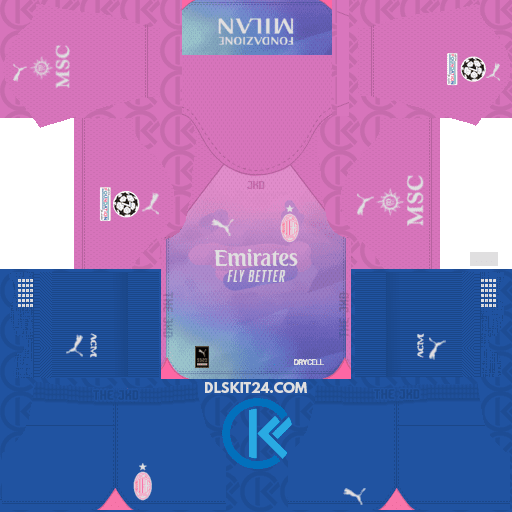 AC Milan Kits 2023-2024 Puma - Dream League Soccer Kits 2024 (Third)