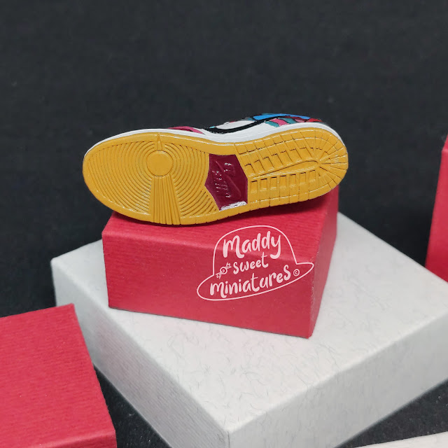 Miniature mini sneakers nike Dunk Parra suola