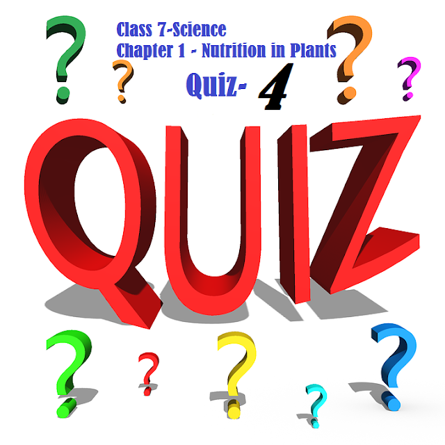 Plant Nutrition-Quiz4 : Science Class 7