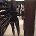 Kourtney Kardashian shares off her waist trainer and shoe closet 