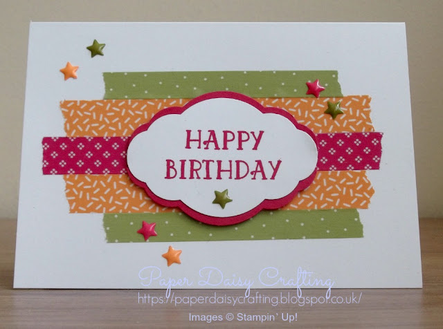 Pretty label punch from Stampin' Up!