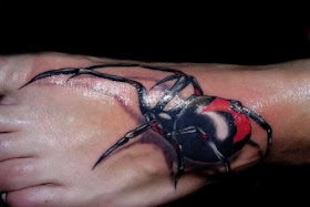 black spider tattoos - black spider tattoos pictures