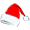 Falling Santa Cap