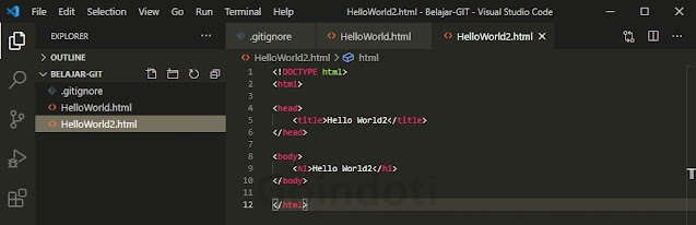 Cara Mudah Menginstall Dan Menggunakan GIT Pada Visual Studio Code