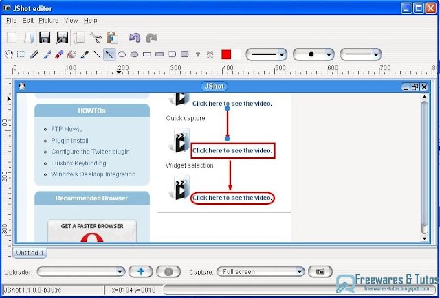 JShot : un logiciel de capture d'écran évolué