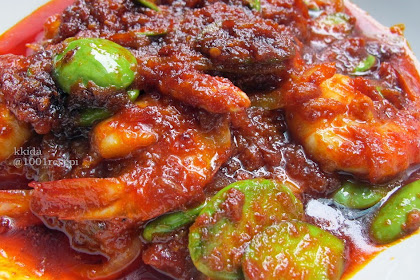 Sambal Tumis Udang Petai