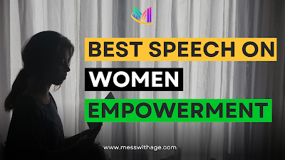 Best Speech on Women Empowerment in English