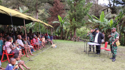 Bangun Pegunungan Jayawijaya Melalui Program Prioritas Nasional Bakti Papua, Tim Wasev Tinjau Langsung Ke Sasaran