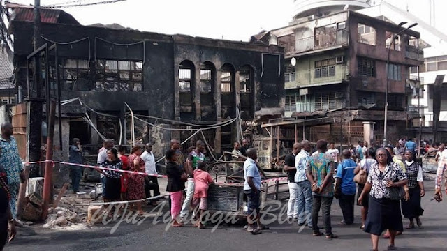 Fire razes buildings, vehicles in Onitsha