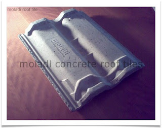 Concrete roof tiles