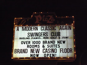 The Swingers Club miniature golf course in the Plaza Hotel and Casino in downtown Las Vegas