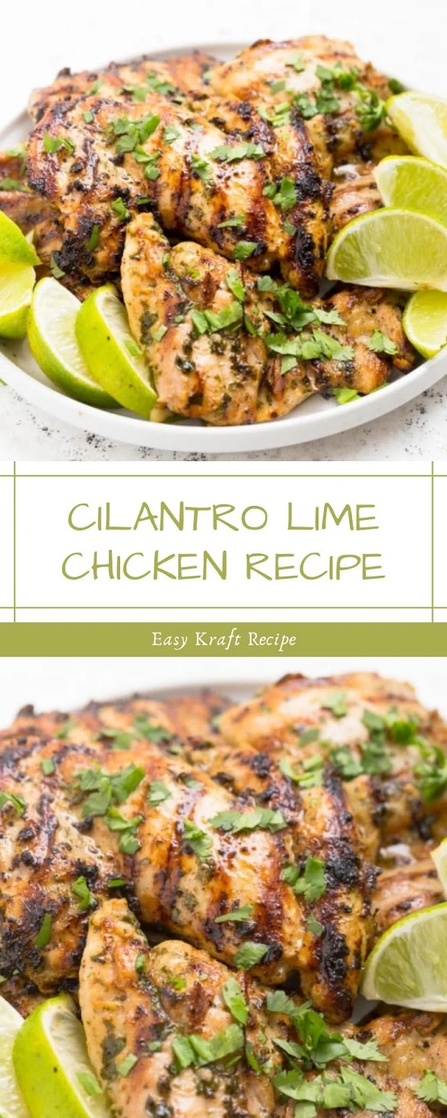 CILANTRO LIME CHICKEN RECIPE