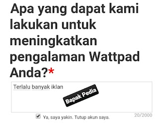 bagaimana cara hapus akun wattpad? begini cara menghapus akun wattpad di hp, laptop, komputer