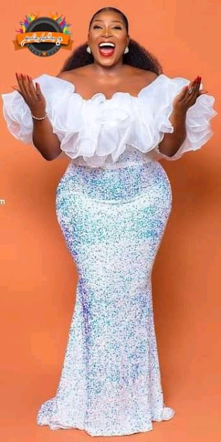 Lace Ankara Long Gowns Styles for Weddings and Occasions