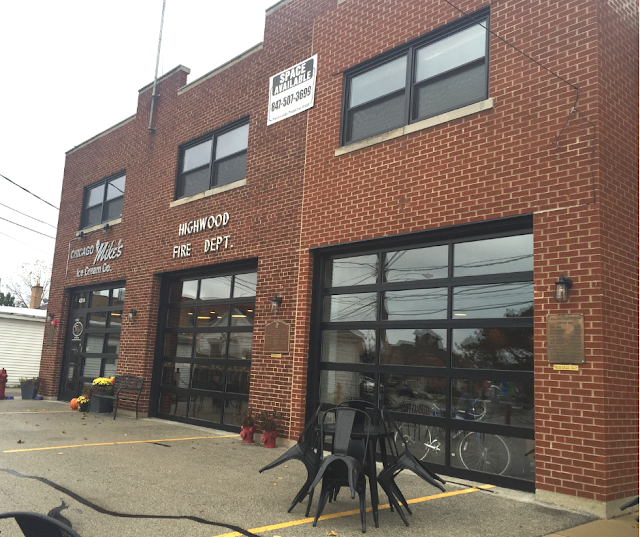 Highwood, Illinois firehouse now housing Tala Coffee Roasters