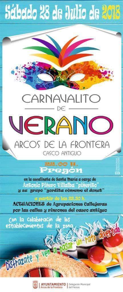 Carnavalito de Verano en Arcos este sábado