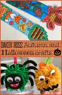 Autumn and Halloween crafts with Baker Ross