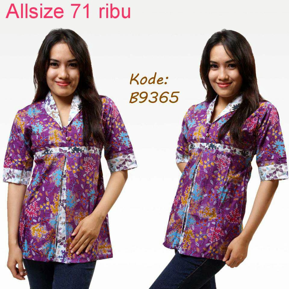 Contoh Model Baju Batik Kerja  Model Baju Batik