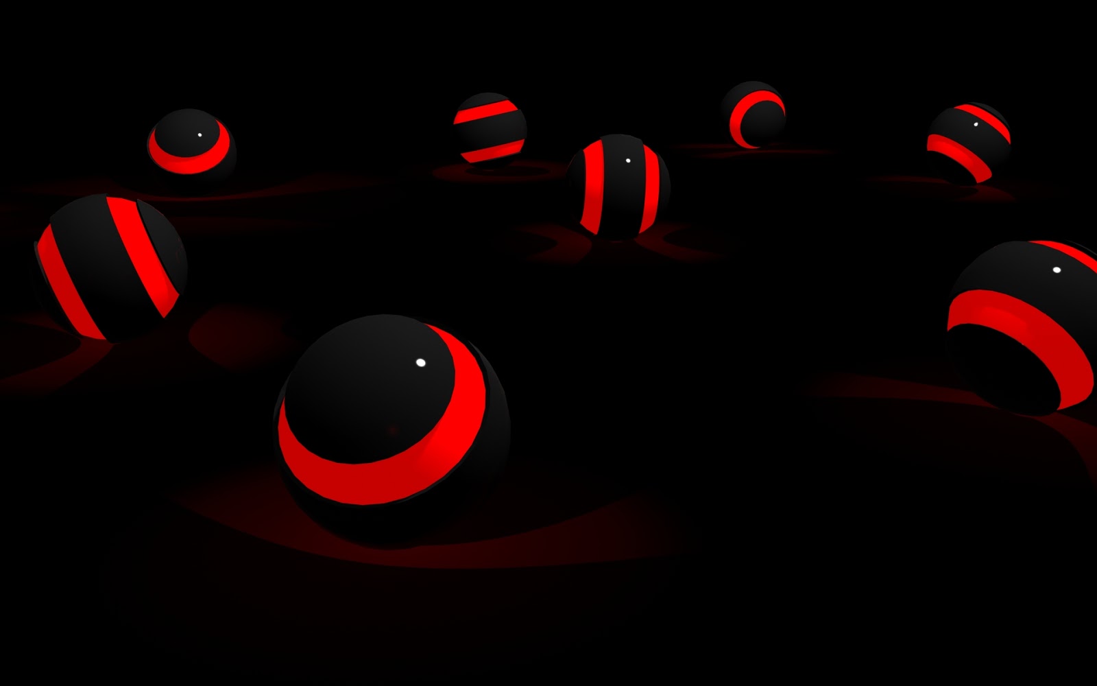 Black Wallpaper 3D