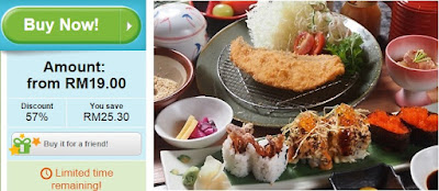 Nippon Yataimura Japanese Meal offer, Penang