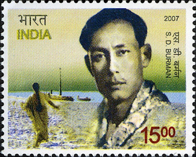 Postage Stamp on SD Burman