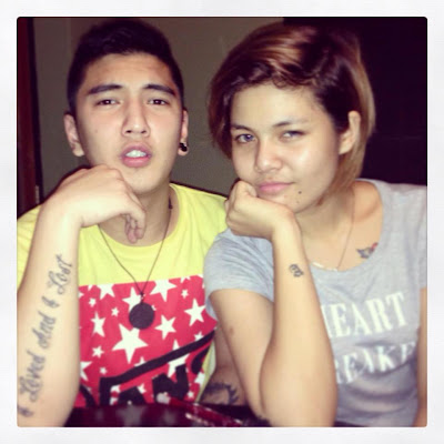 myanmar famous singer athen cho swe and her boyfriend