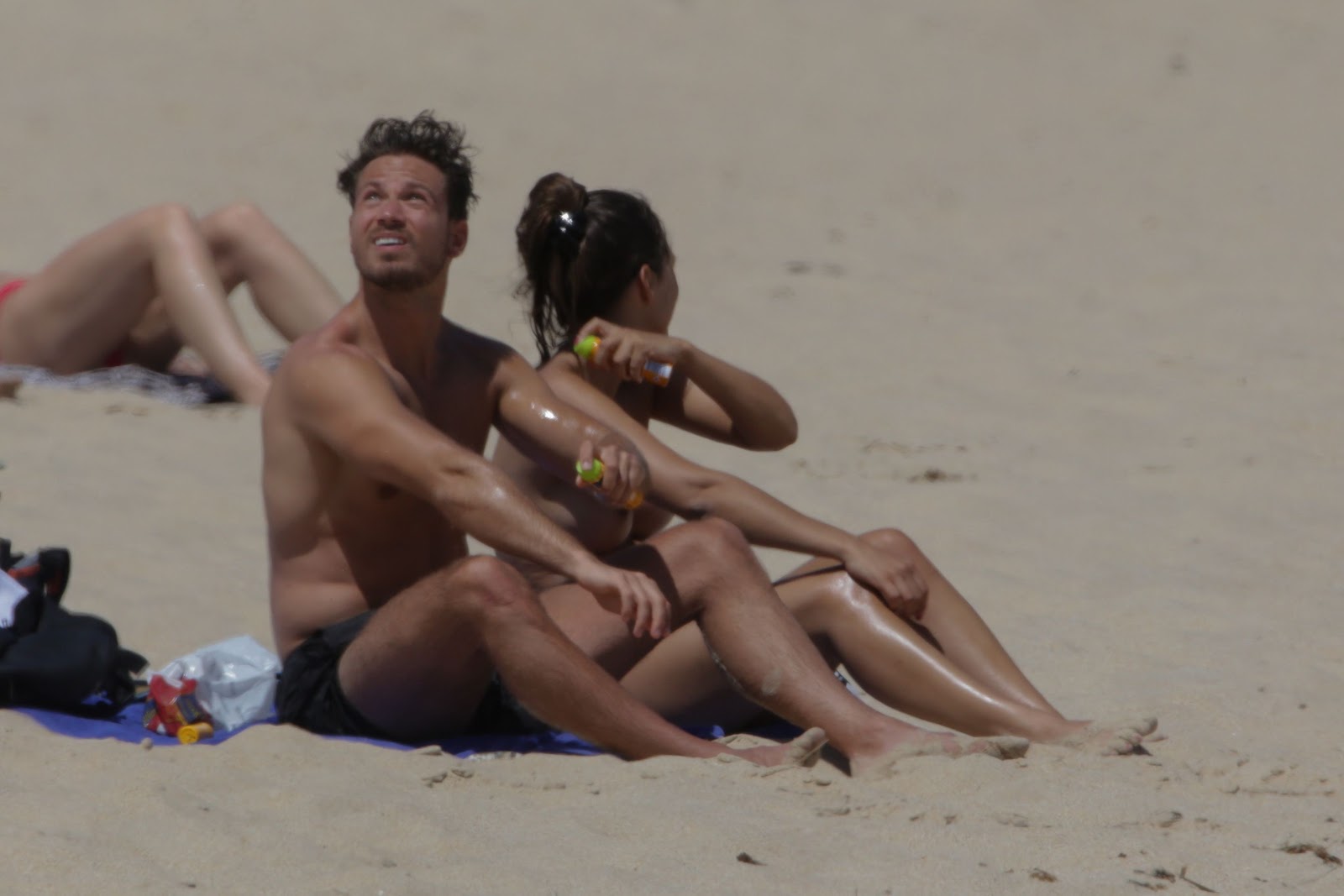 Clea Lacy Juhn Caught Topless At The Beach In The South Of Spain.