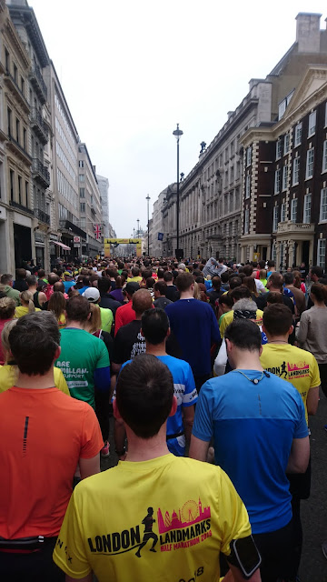 London Landmarks Half Marathon 2018 start LLHM